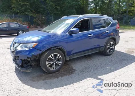 2019 Nissan Rogue Sv z USA, uszkodzony, nr VIN JN8AT2MV6KW388496
